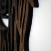 UnykDesign Houten Schotse Hooglander Zwart/Brons Detail Dikte